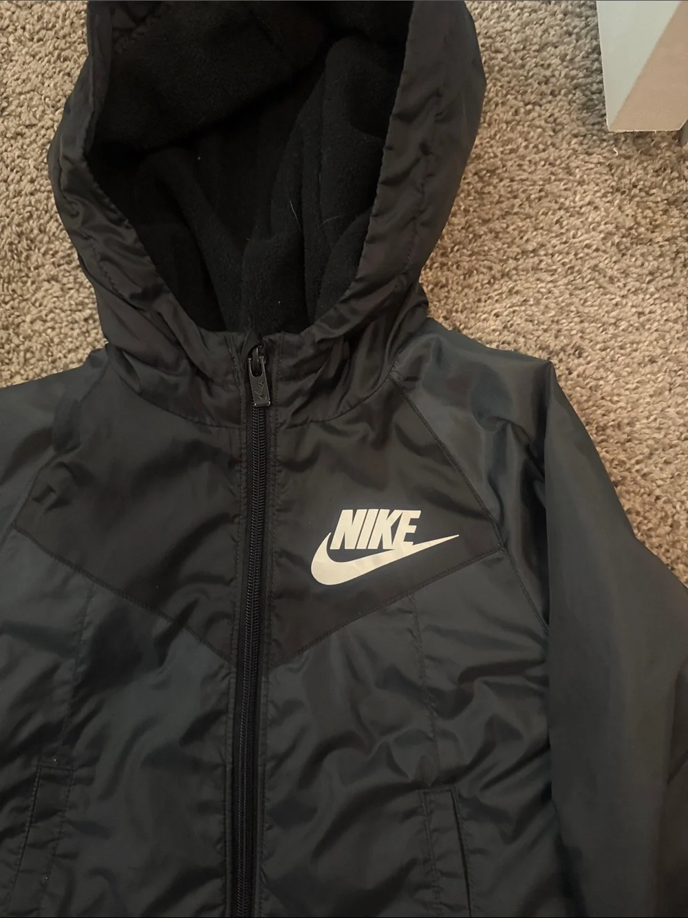 Nike warm hooded
